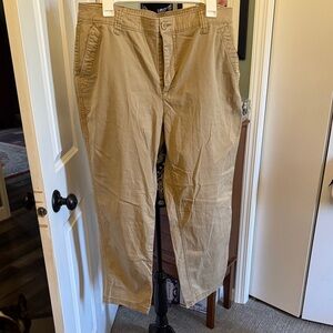 Old Navy Straight Leg Khaki Pants - Light Brown